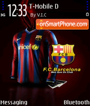 Скриншот темы Fc Barcelona 06