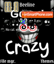 Good be crazy theme screenshot