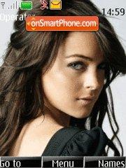 Lindsay Lohan 10 theme screenshot