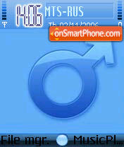 Male Sign tema screenshot