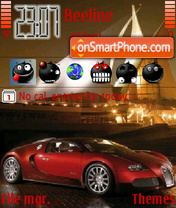 Capture d'écran Bugatti Veyron thème