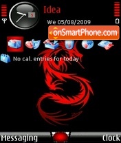 Dragon Red Theme-Screenshot