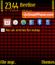 Capture d'écran Red Cube 01 thème