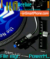DJ Mixer theme screenshot