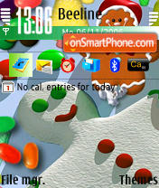 Capture d'écran N90 Christmas thème