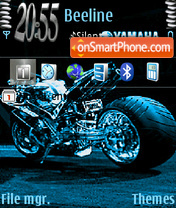 Yamaha Animated es el tema de pantalla