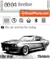 Mustang Grey tema screenshot