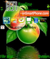 Fruits tema screenshot