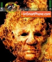 Fire Face tema screenshot