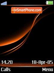 Orange Slash tema screenshot