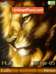 Majestic Lion tema screenshot