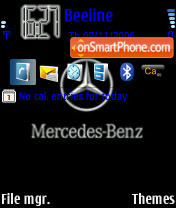 Mercedes Logo Theme-Screenshot