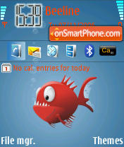 Piranha tema screenshot