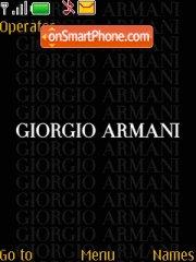 Скриншот темы Giorgio Armani 01
