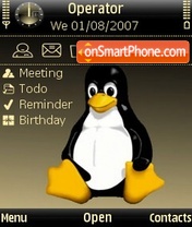 Penguin Gold theme screenshot