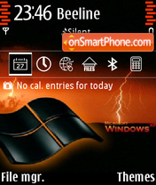 Microsoft Windows XP 01 theme screenshot
