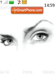 Beautiful Eyes tema screenshot