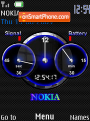 Tachometr Clock es el tema de pantalla