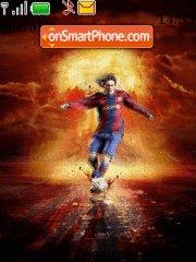 Messi Barsa theme screenshot