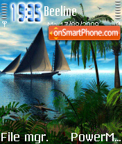 Palmtree tema screenshot