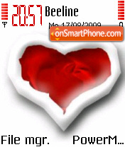 Heart tema screenshot