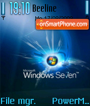 Windows7 es el tema de pantalla