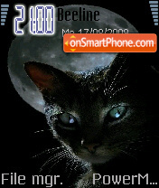 Cat Black theme screenshot