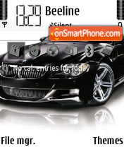 White bmw tema screenshot