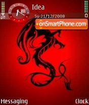 Red Dragon tema screenshot