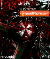 Capture d'écran Resident evil thème