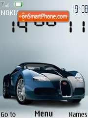 Скриншот темы Bugatti veyron