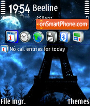 Capture d'écran Eiffel Tower 06 thème