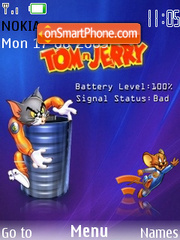 Tom N Jerry es el tema de pantalla