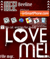 Love Me 02 tema screenshot