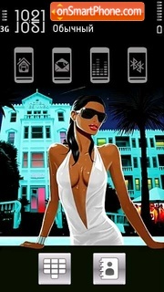 City Girl theme screenshot