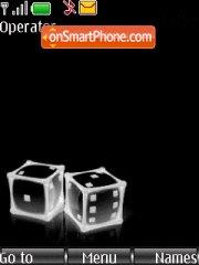 Black And White Dice tema screenshot