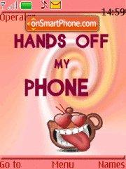 Hands Off My Phone 02 es el tema de pantalla