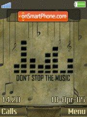 Скриншот темы Dont Stop The Music