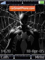 Spiderman Black tema screenshot