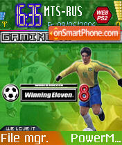 Winning Eleven 8 es el tema de pantalla