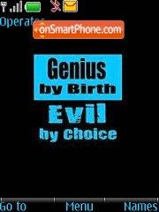 Genius By Birth es el tema de pantalla