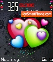 Colorful Hearts 01 Theme-Screenshot