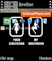 Girlfriend 01 theme screenshot