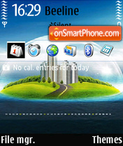 Dream Future Vision tema screenshot