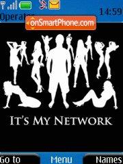 Скриншот темы My Network