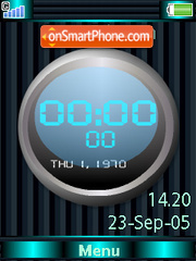 Digital Clock es el tema de pantalla