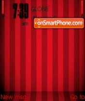 5800 Stripes Red tema screenshot