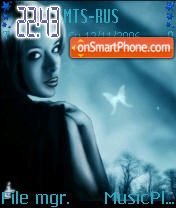 Bluegirl tema screenshot