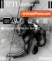 Black Spidy tema screenshot