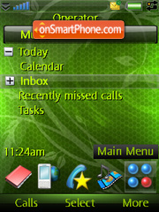 Green Branches tema screenshot